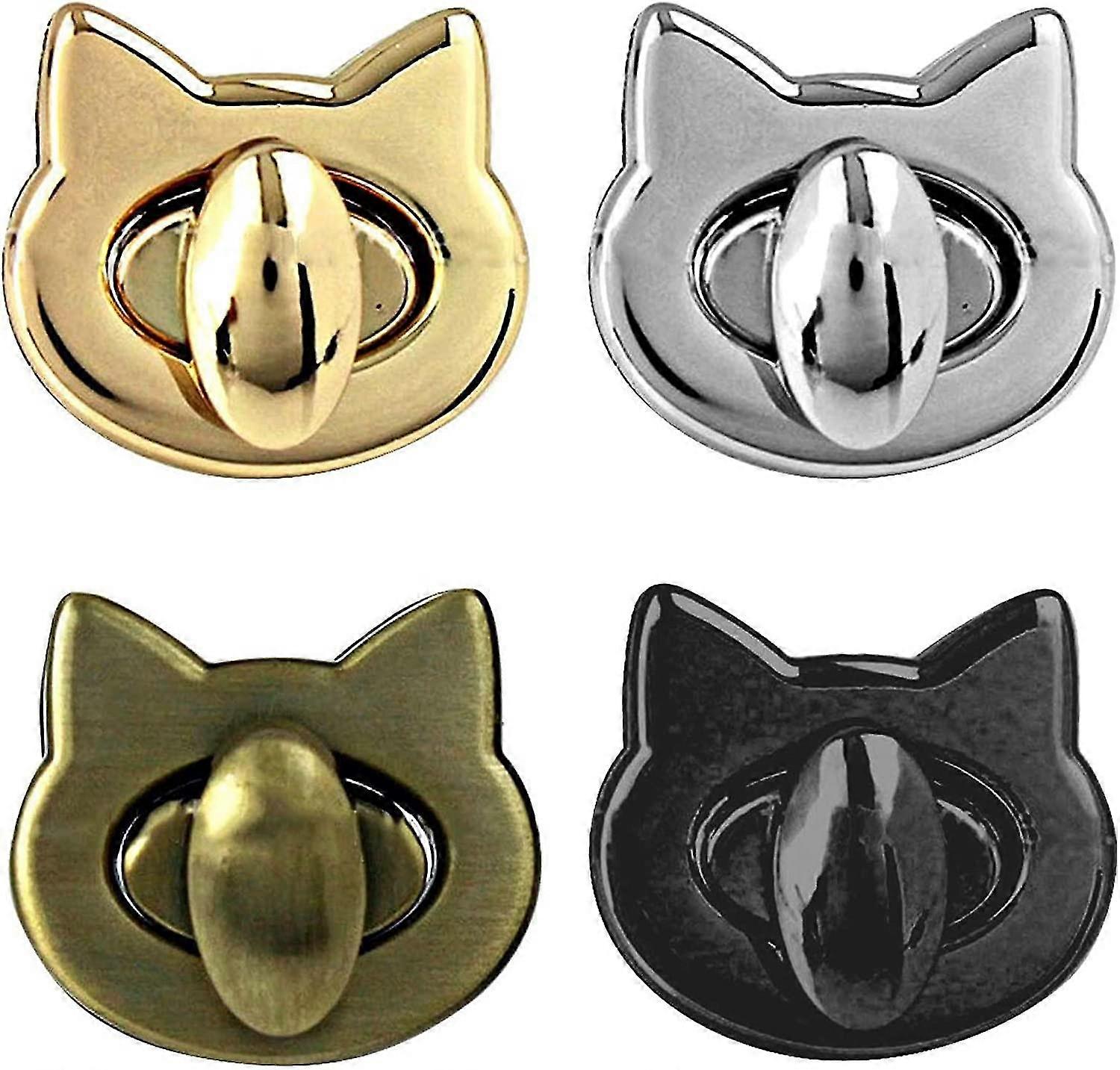 Fermoir Cartable Verrouillage Par Rotation Sac Sac Main Lock Clasp Sac Twist Lock Matriel Verrouillage Sac Artisanat Fermoir Sac Main 4Pcs Pour Sac