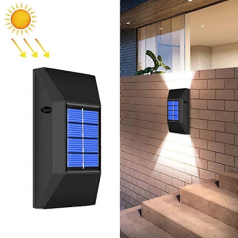 Waterproof Solar Wall Light, Spec: 6 LEDs White Light 6 LEDs White Light