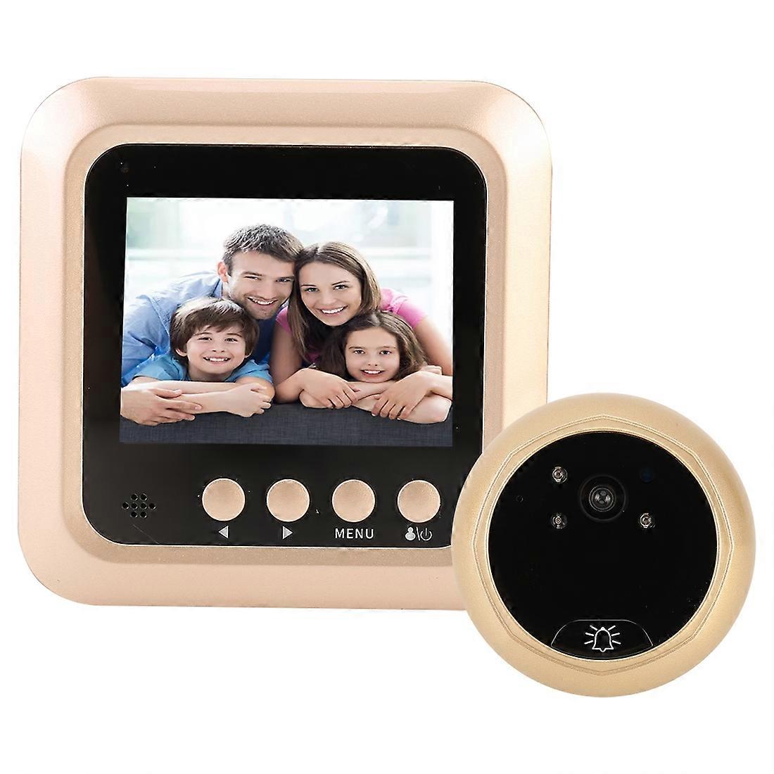Smart WiFi Video Visual Doorbell, Support Night Vision & Video Message Leaving & Motion Detection