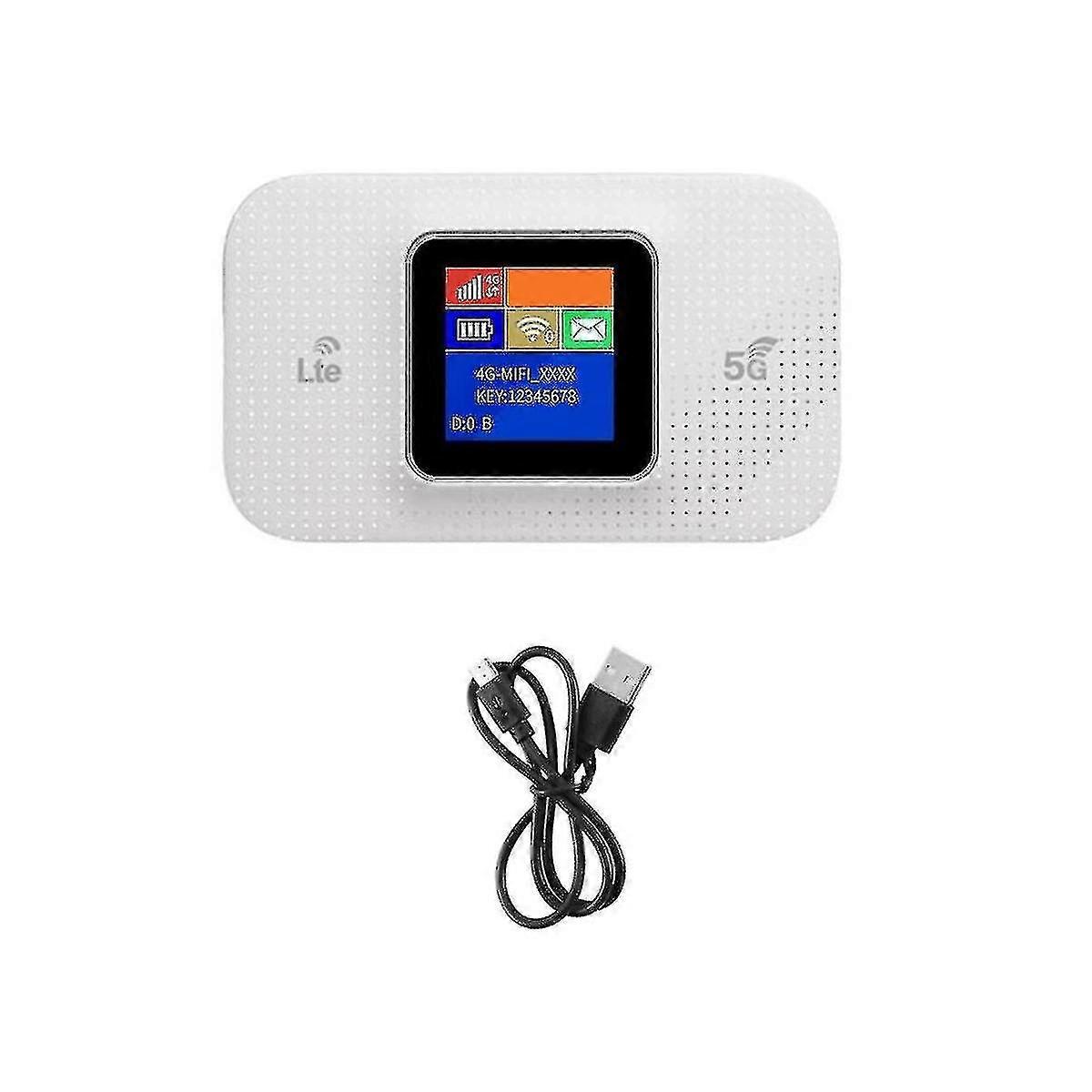 4g Mifi Tragbarer WLAN-WLAN-Router-Display 150m 3000mah mit SIM-Steckplatz tragbarer Router