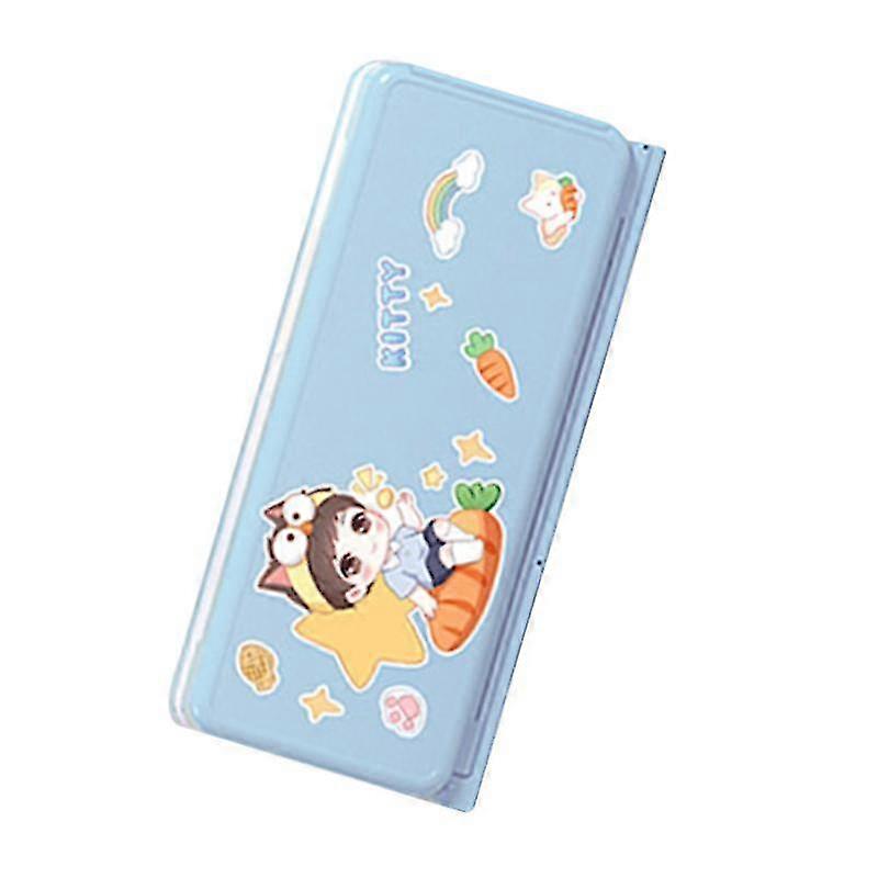1 Set Book Shelf Adjustable Angle Non-slip Foldable Multifunctional Bookshelf Pencil Box Portable Ad