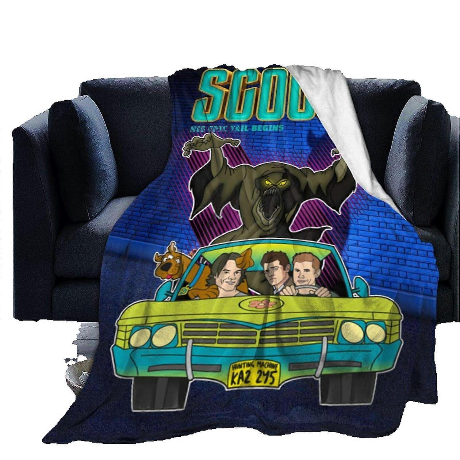 Scooby doo Ultra-Soft Micro Fleece Lightweight Blanket Sofa Casual,Warm Throw Decor Soft Flannel Plush Bedspread for Home Trip -X233-1862