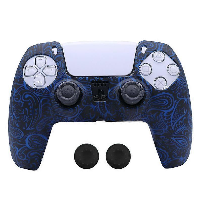 Anti-slip Silicone Cover Skin for PS5 Controller Gamepad joysticks Case Thumb Stick with Grip Caps