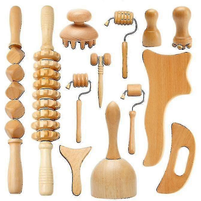 Kit de masaje de maderoterapia con drenaje linfático