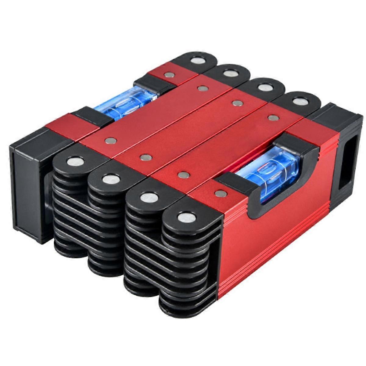 Multi-Angle Folded Level Flexible Level Multifunctional Hinged Level Foldable Measuring Balance Rul