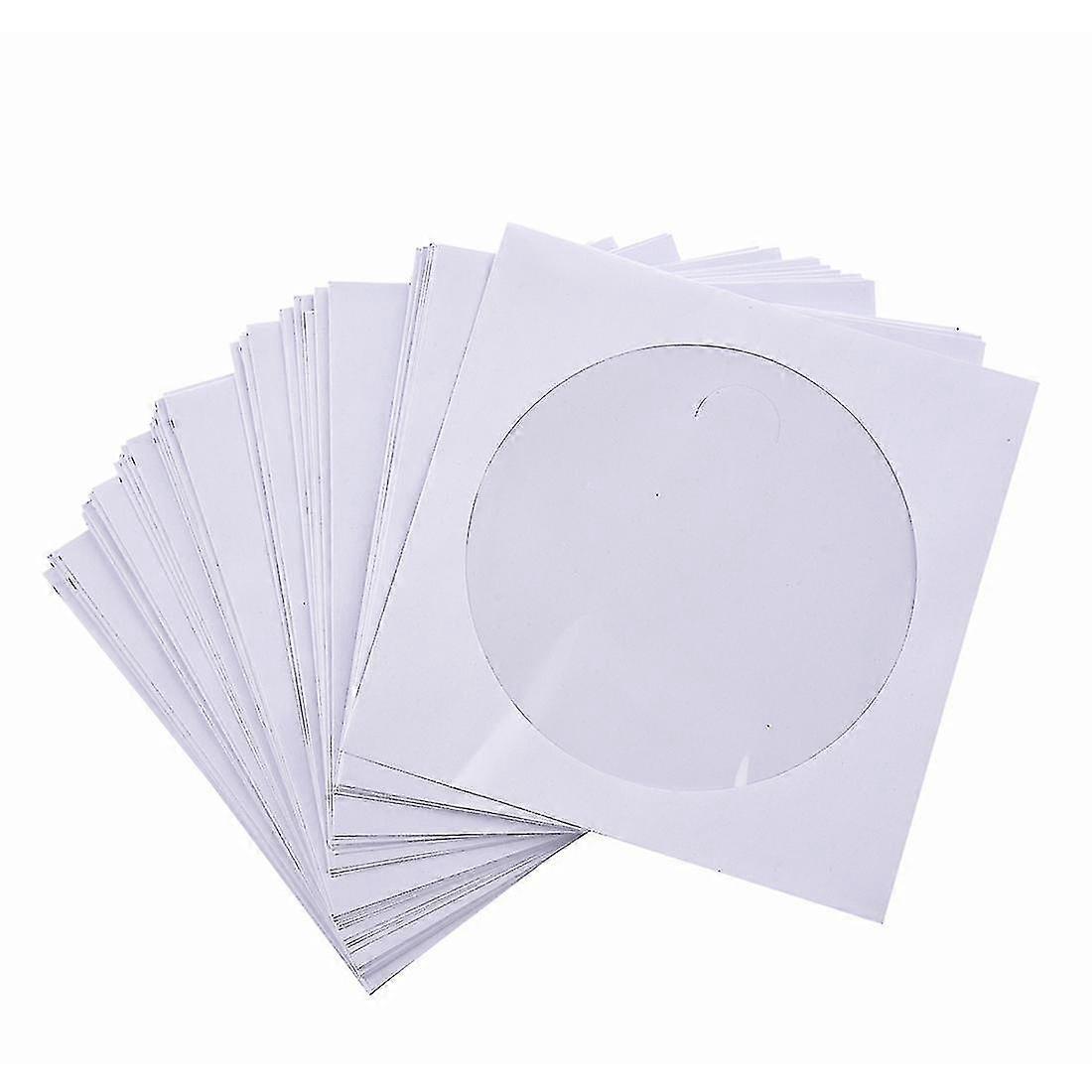50 x 5 polegadas cd dvd bolsos flp capa envelopes