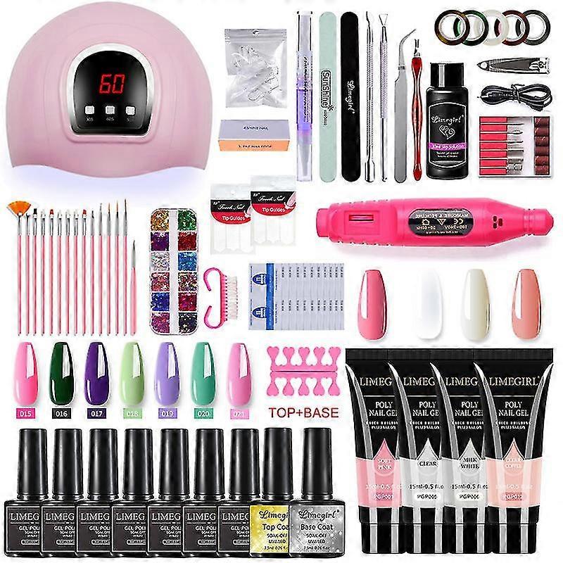 Nail Extensions Set Light Therapy Nail Polish Set
