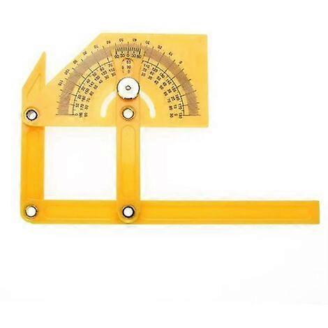 Protractor and Angle Finder Woodworking Measuring Tool 0 to 180 Woodworking Angle Ruler Plastic Protractor