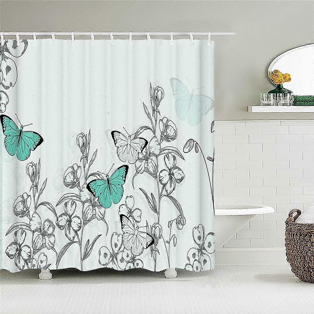 Badrum duschdraperi design stil - 54