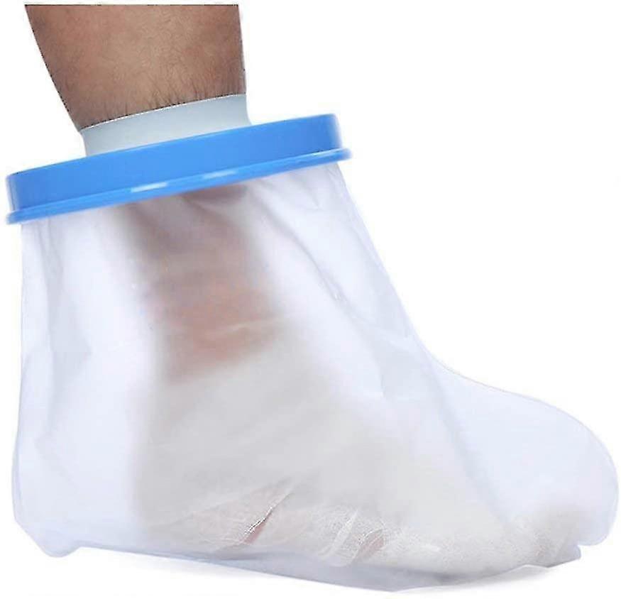 ماء الكبار القدم والكاحل يلقي غطاء لدش حمام، يلقي حامي الحفاظ على ضمادة يلقي جافة، والمياه يلقي حقيبة لجرح القدم الكاحل العظام بو