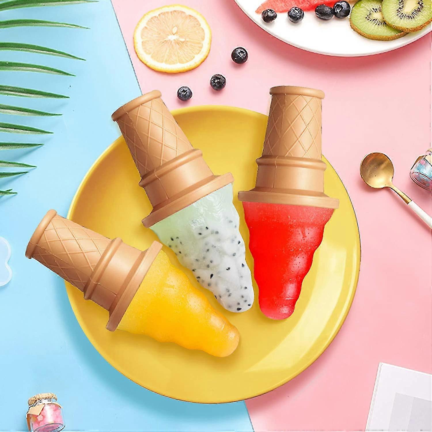 4pcs Ice Cream Popsicle Molds
