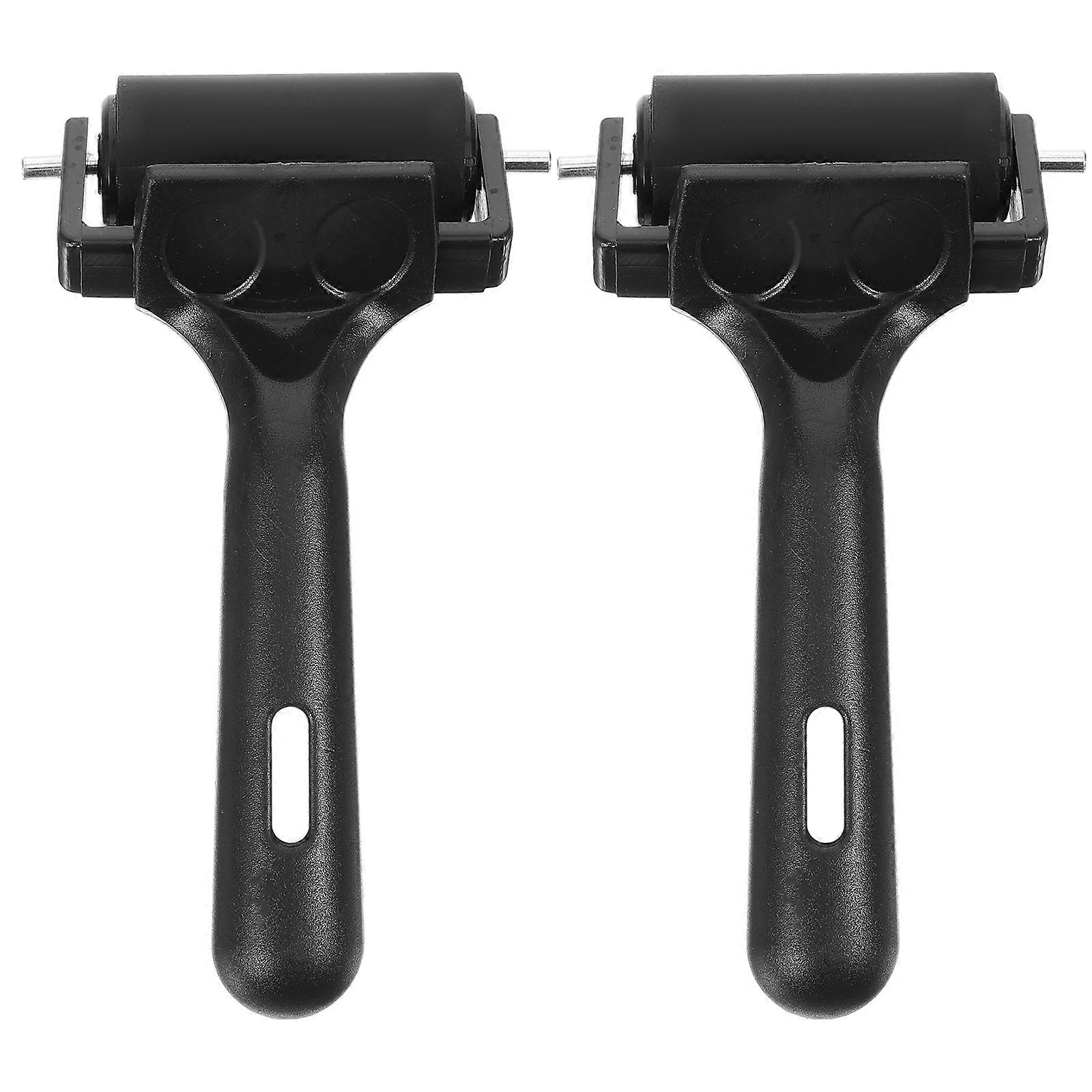 2 pcs Paint Rollers Brayer Rollers Ink Roller Stamping Tools Roller Portable Roller for Crafting