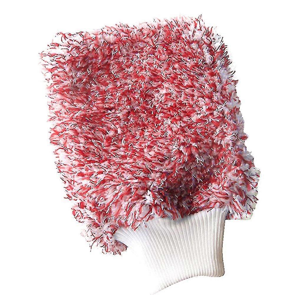 1 Pcs Car Cleaning Mitt Wash Glove Soft Microfiber Easy To Dry Detailing Cloth Towel