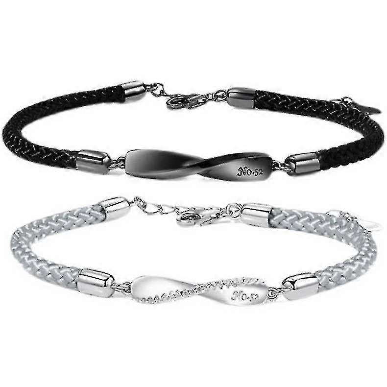 2pcs Couple Bracelet Small Woven Bracelet