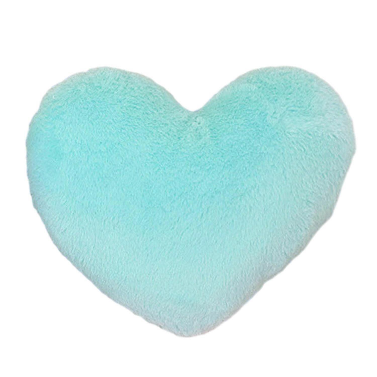 Plush Pillow Adorable Heart Shaped Cushion Soft Comfortable Fluffy Throw Pillow for Home Bedroom