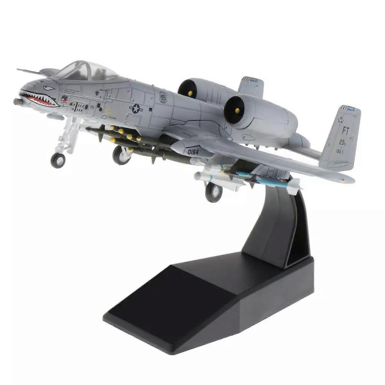 1:100 American Thunder A-10 Attack Aircraft Simulation Alloy Fighter Model Finished (Old Version)