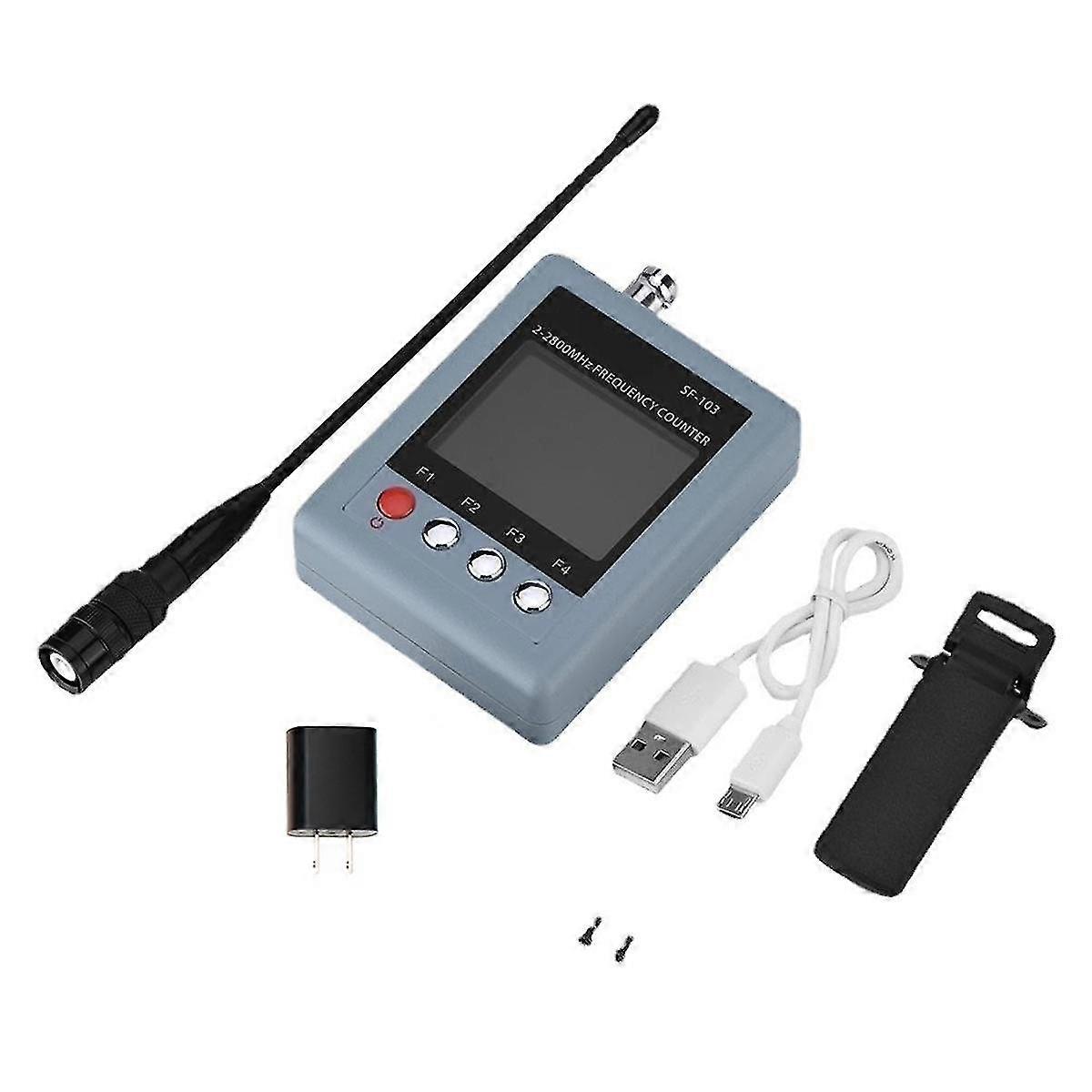 -103 Frequency Counter Dmr Digital Signal Testable 2mhz-2800mhz Ctcss/dcs Frequency Meter Us Plug