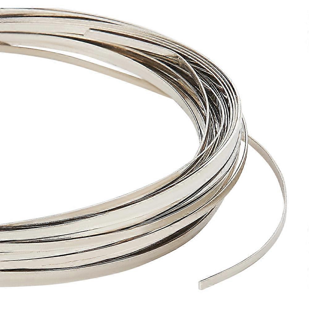 Blank Brass Sheets Platinum 0.1x0.025cm 6m/roll