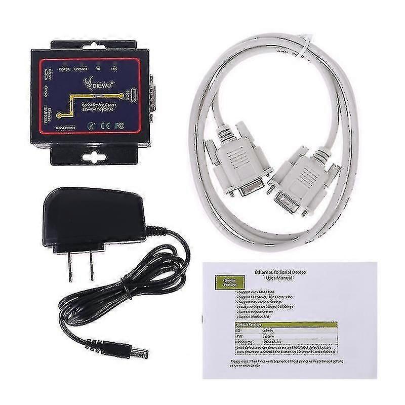 Db9 Rj45 To Rs232 Ethernet Tcp/ip Serial Server Module Ethernet Device Converter