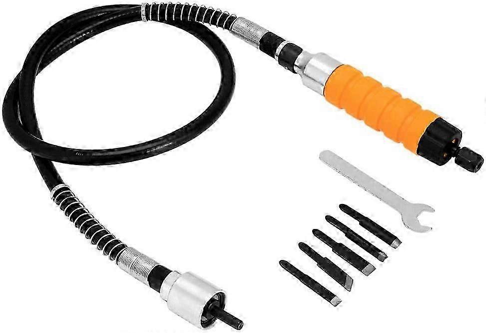 Electric Carving Chisel Set With Flexible Shaft