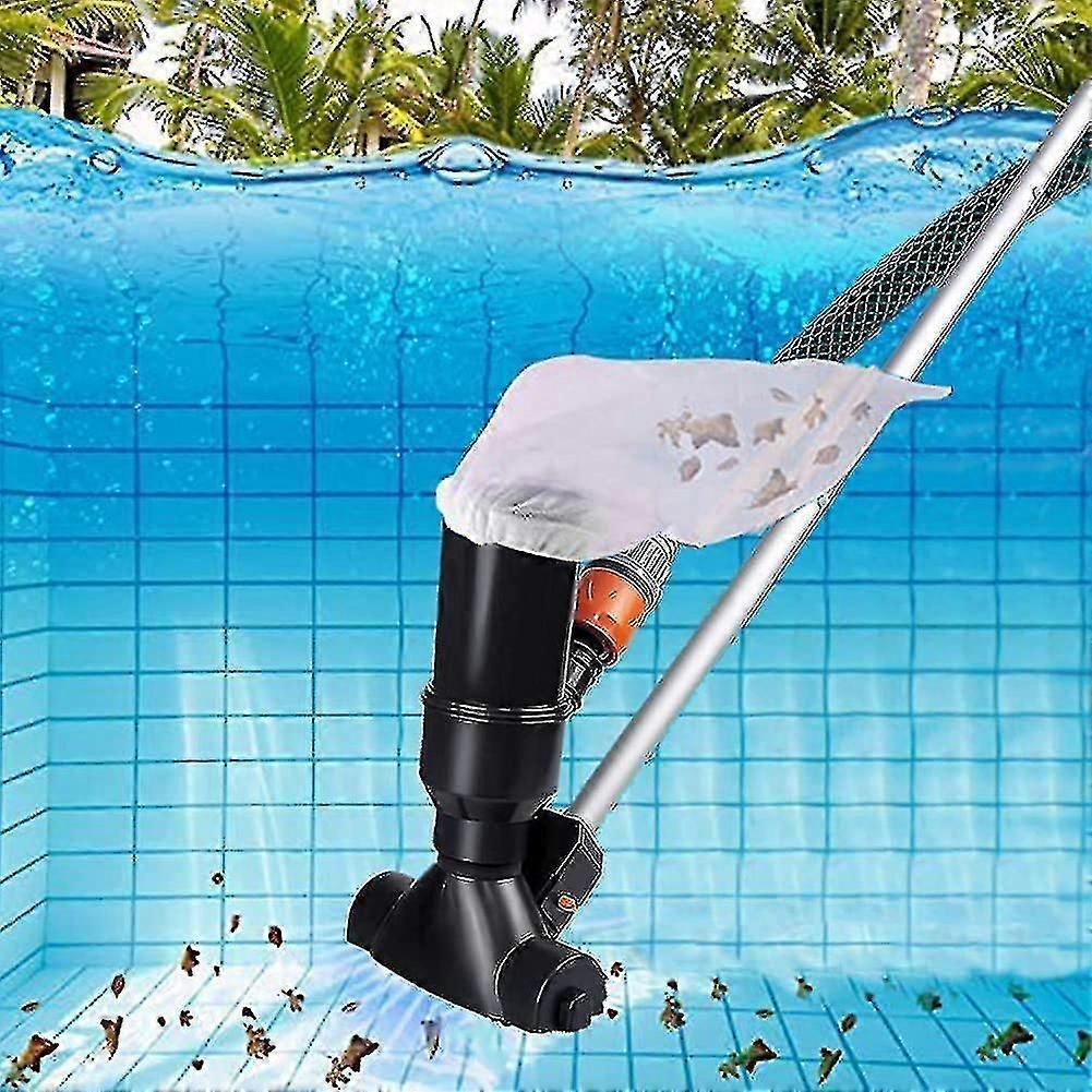 2023 Portable Pool Vacuum Cleaner For Above Ground Pools, Spa,black Underwater Vacuum Cleaner
