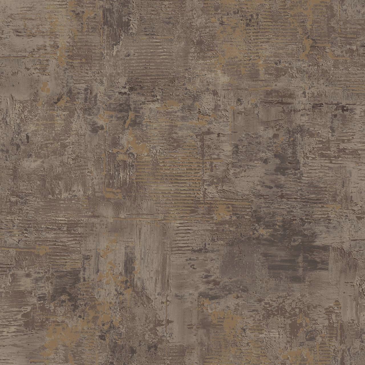 Belgravia Plaster Texture Brown Wallpaper