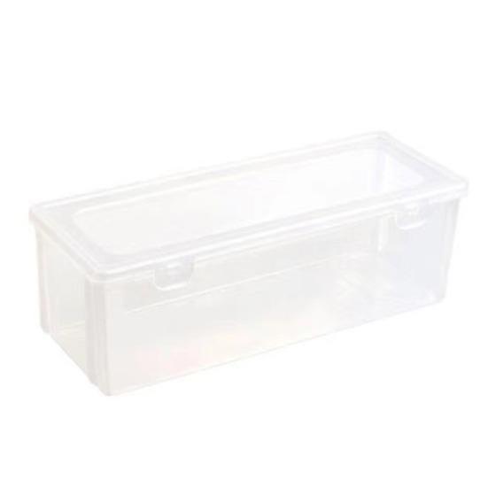 1950ML Noodle Storage Box Good Seal Lock Design Transparent Large Capacity Rectangular Kitchen Groceries Long Noodle
