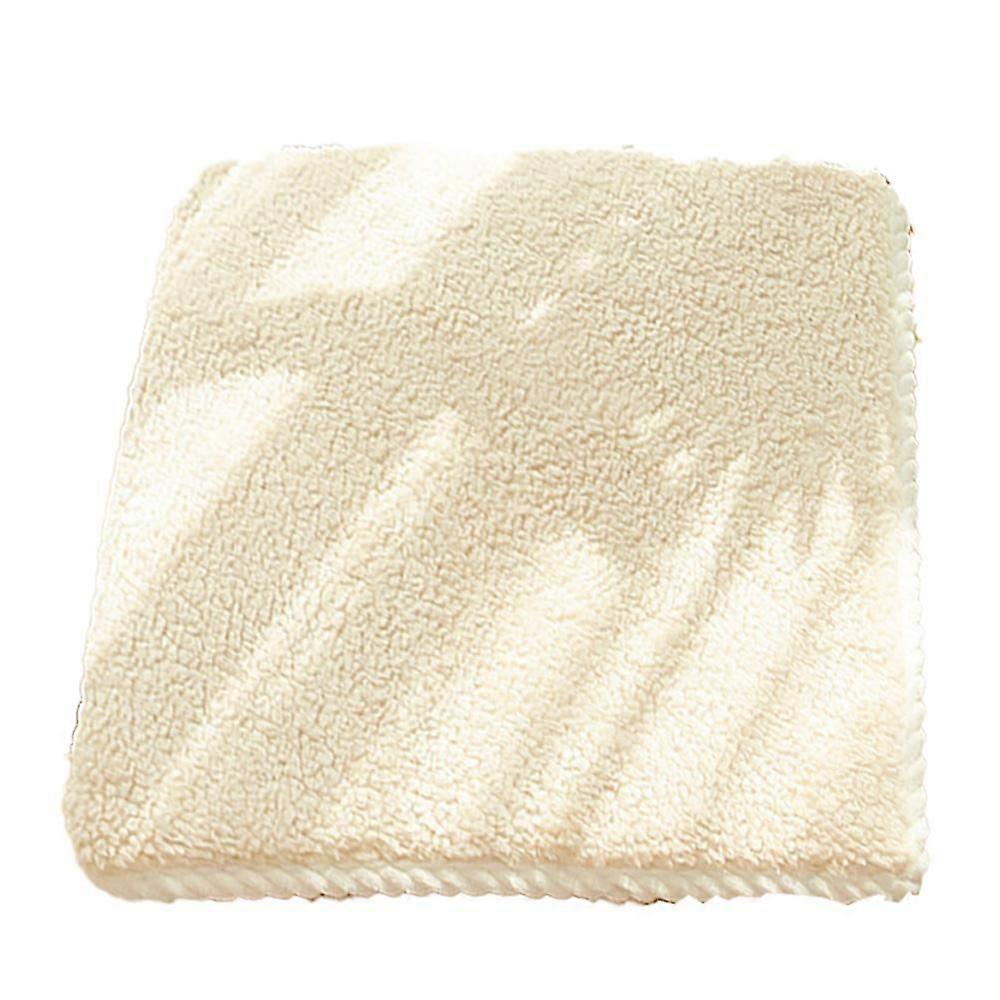 Cushion Winter Plush Chair Cushion Solid Color Lamb Wool Office Seat Non-slip Cushion