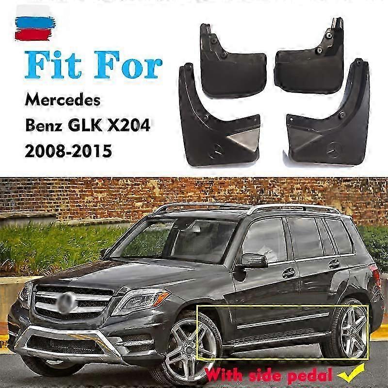 Excellent 2008 2009 2010 2011 2012 FOR Mercedes BENZ GLK CLASS X204 Mudguard Fender Mud Flaps Guard Splash Mudflaps Car Accessories 4pcs