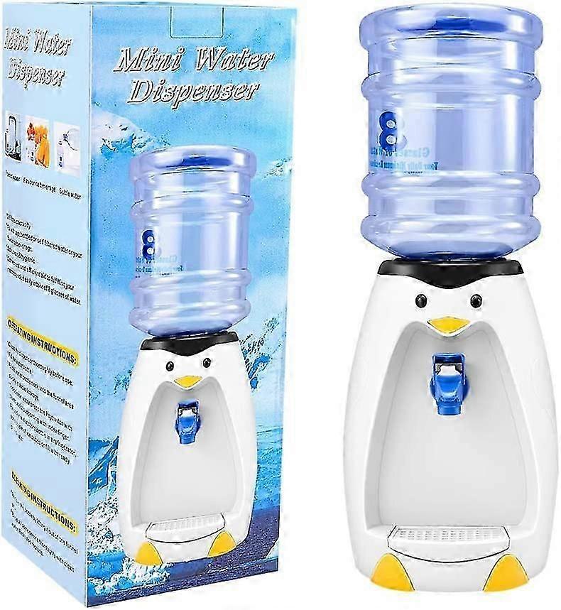 2.5L مصغرة لطيف البطريق موزع المياه مع دلو الماء شرب 8 أكواب المياه لسكن الطلاب