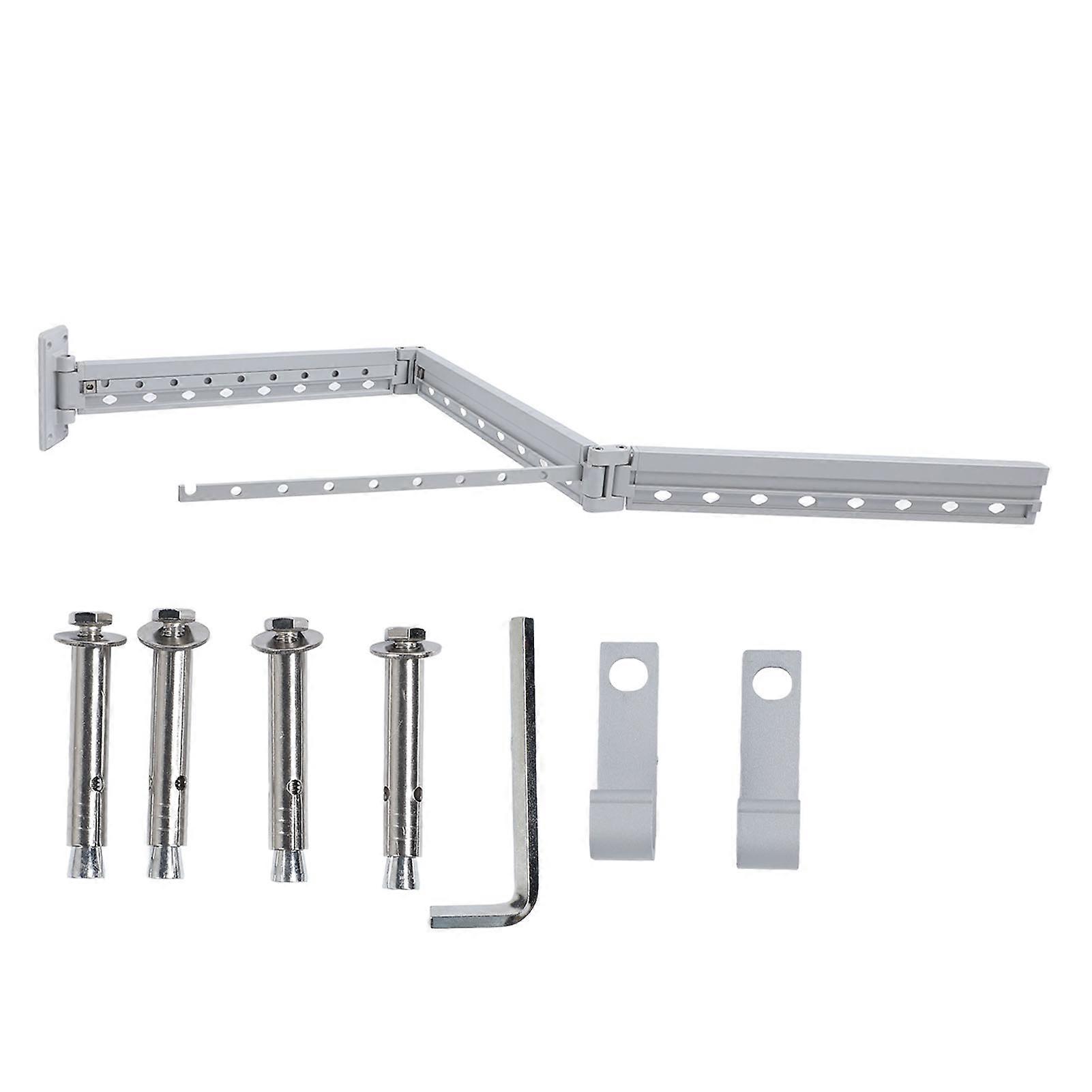 Wall Mounted Clothes Drying Rack Space Saving Laundry Clothes Rack Retractable Dryer Collapsible for Balcony Laundry