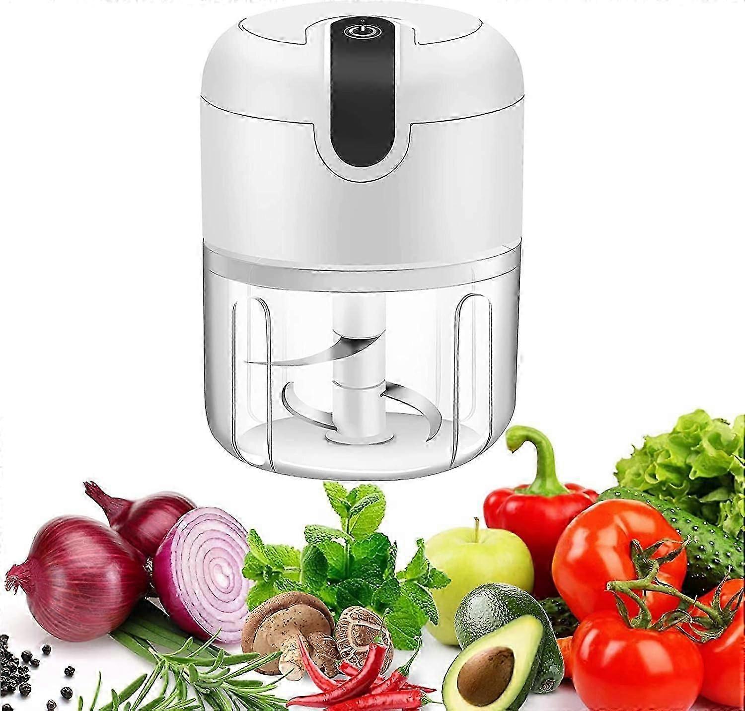 Electric Mini Garlic Chopper,Food Processor,Portable Cordless Garlic Mincer
