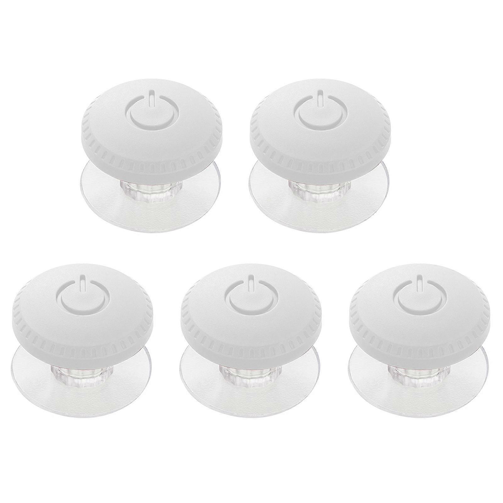 Toilet Press Button Stylish Water Press Flush Button Handy Cabinet Knob for Bathrooms Creative Addition Assistant Handle White