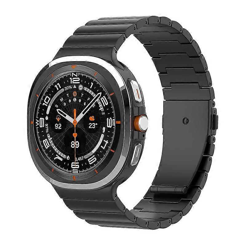 One Bead Flat Buckle Pure Titanium Watch Band