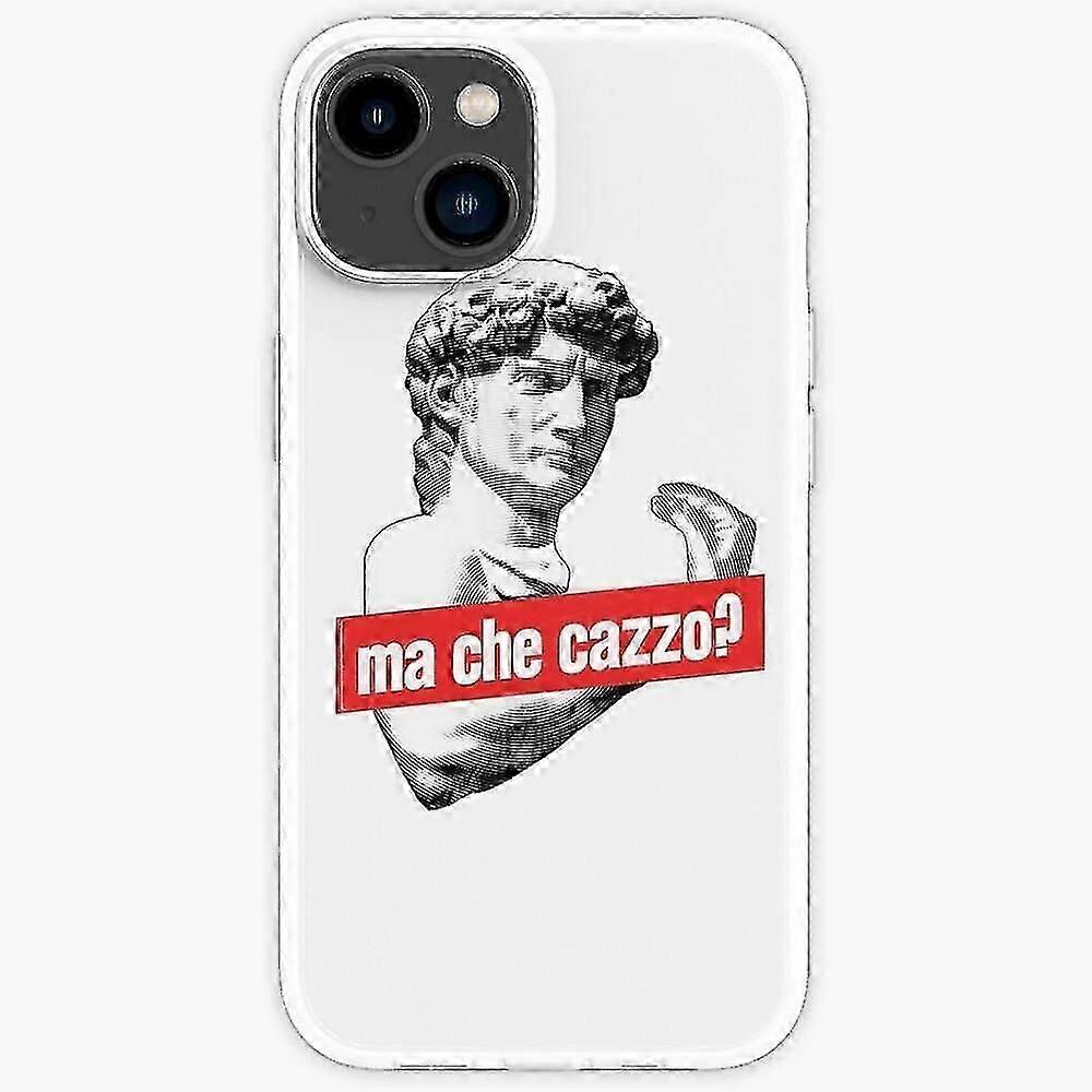 compatible with Ma Che Cazzo?! Funny David Sculptur with talking Hand Soft Phone Case compatible wit Boris