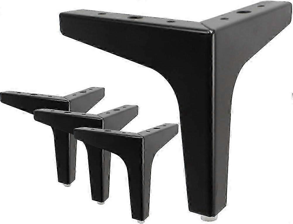 Triangular Metal Furniture Feet Replacement suitable for Cupboard Sofa Couch Shelf Ottoman Set of 4