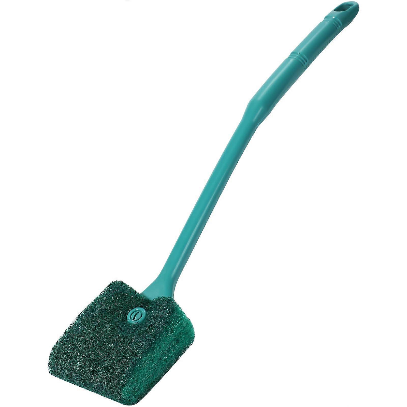 Aquarium Double-Sided Sponge Brush and Algae Scraper Cleaner for Glass Fish Tanks, Durable and Effective Cleaning Tool