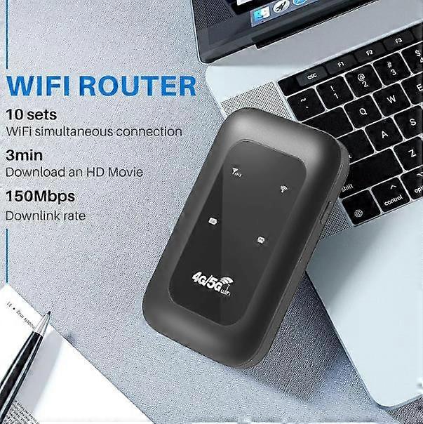 4G Wireless Router Mobile Portable Wi Fi Car Sharing Device SIM Card Slot LTE MIFI M Portable WiFi Hotspot For Travel High Speed Smart Router