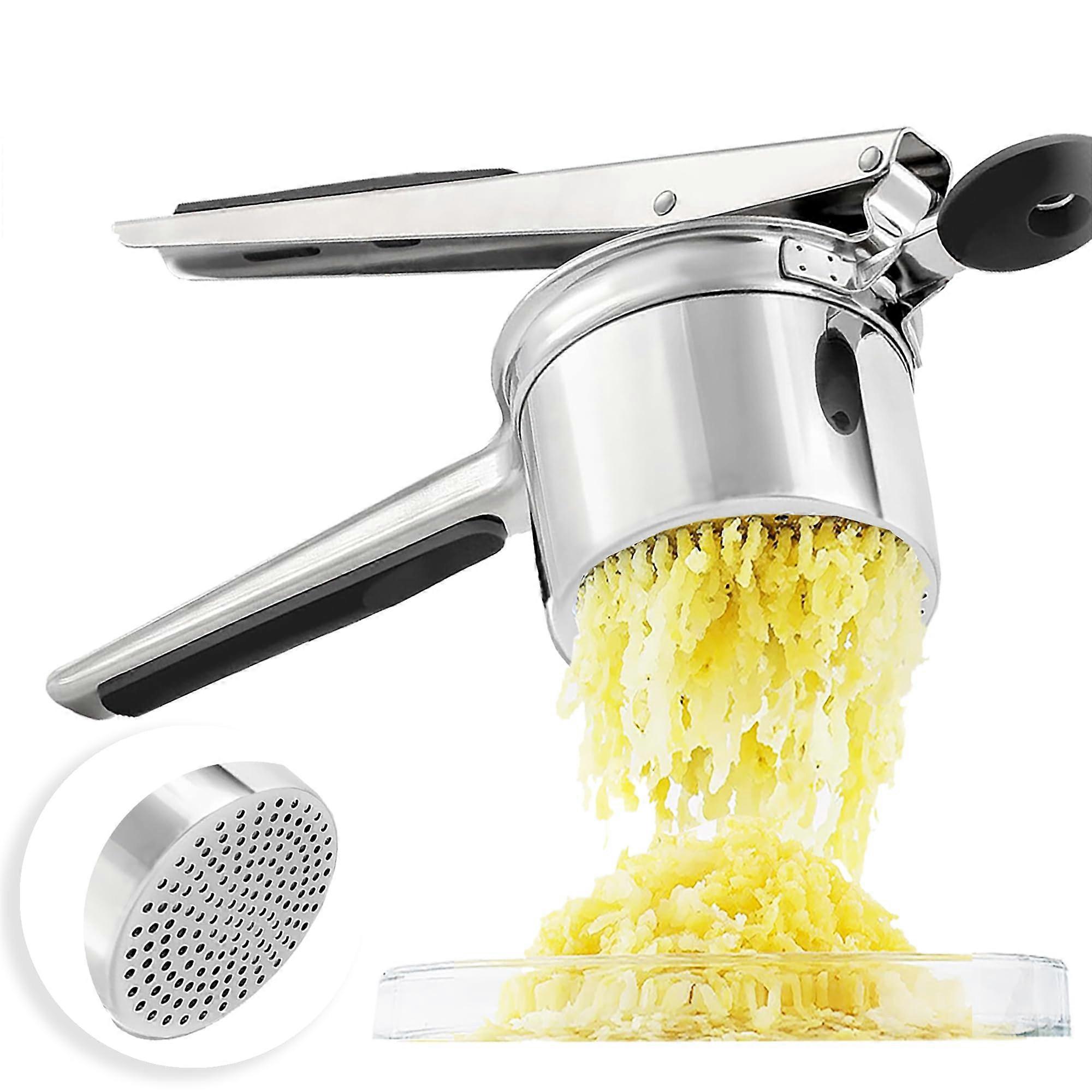 Stainless Steel Potato Ricer And Masher For Mashed Potatoes And Vegetables - Dual-Function Ricer