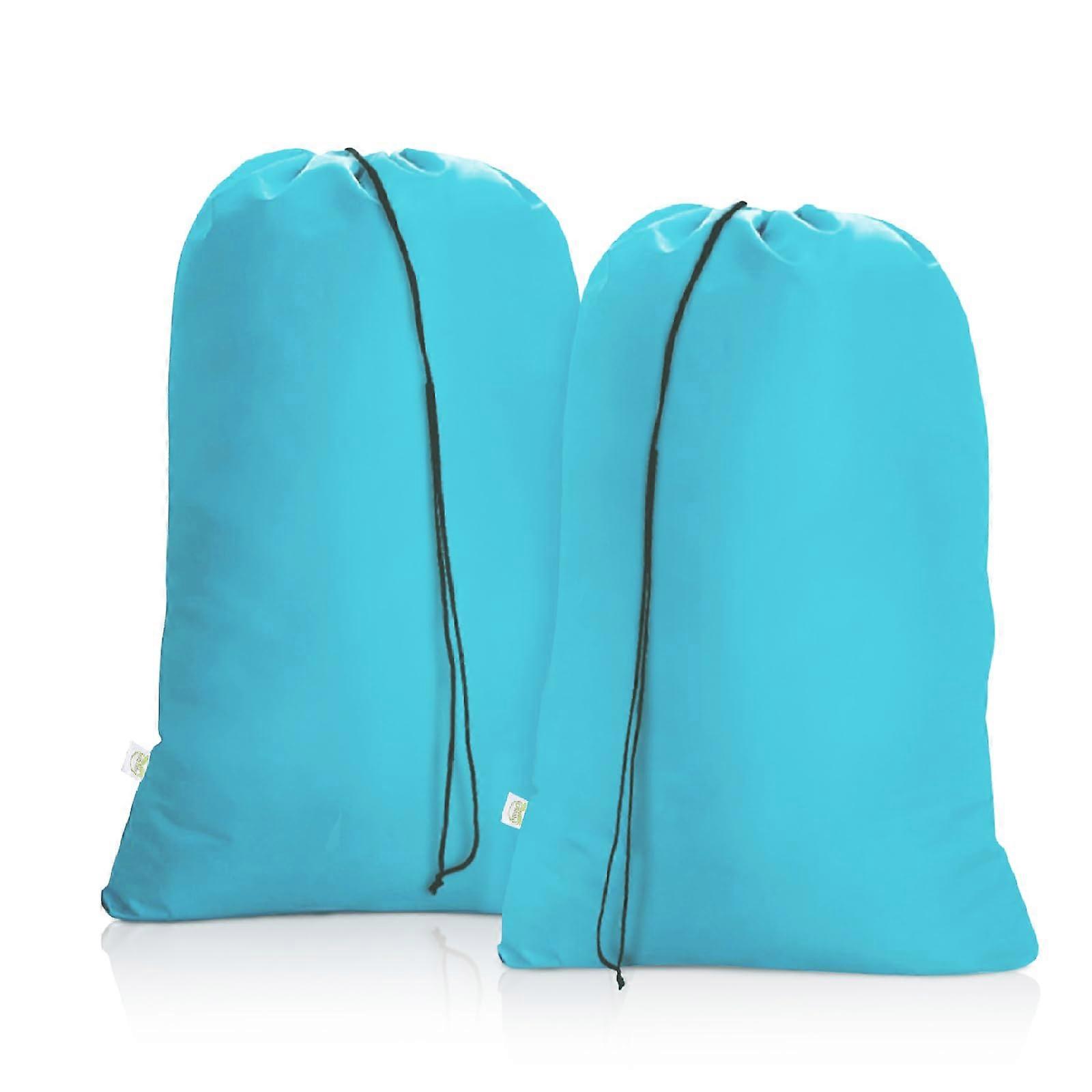 2-Pack XL Laundry Bag, 45x28 Inch Drawstring Hamper for Home, Dorm, Travel, Durable Fabric, Large Capacity