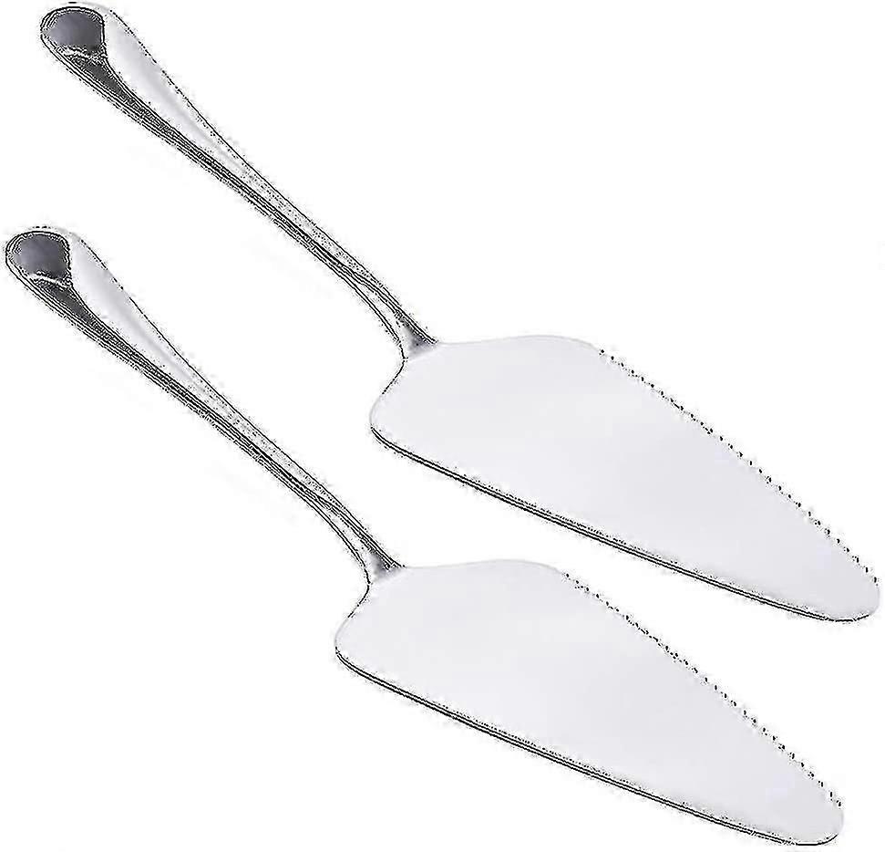 2pcs Stainless Steel Cake Scoop, Pizza Scoop Cake Server