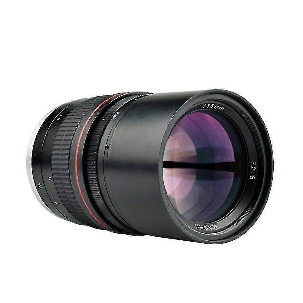 135Mm F2.8 Full Frame Cameras Lens F2.8 Manual Fixed Focus Portrait Lens for Cameras
