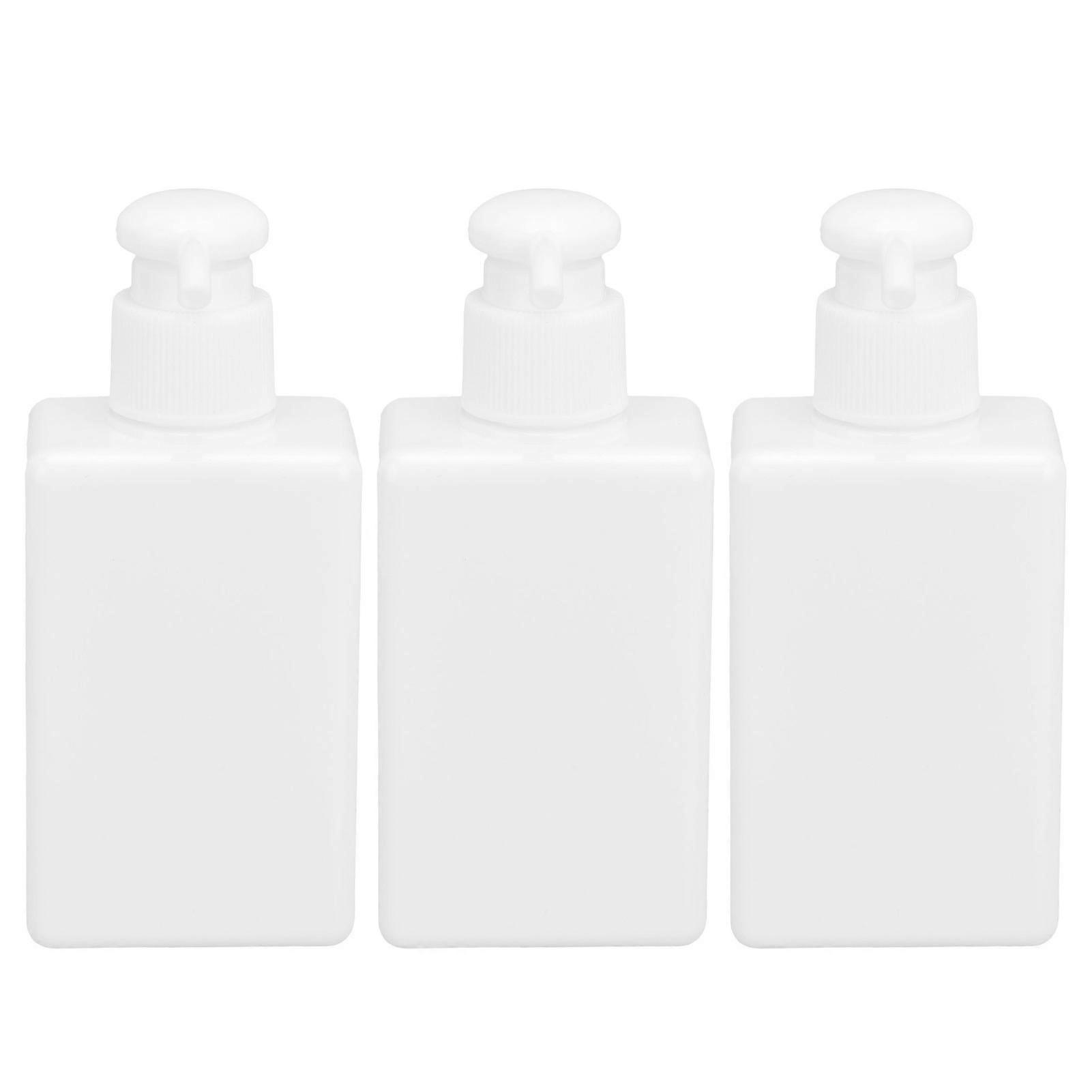 3PCS 150ml Pump Bottle Plastic Empty Soap Dispenser Liquid Container For Shampoo Body Wash Lotion