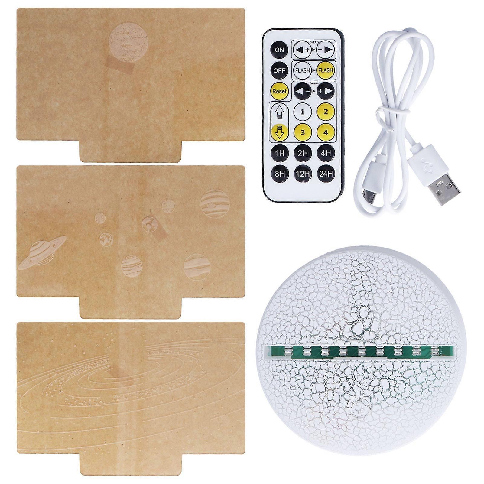16-Color Dimmable 3D Night Light with Smart Touch Control, Adjustable Brightness, Ideal Birthday Gift for Kids and Adults
