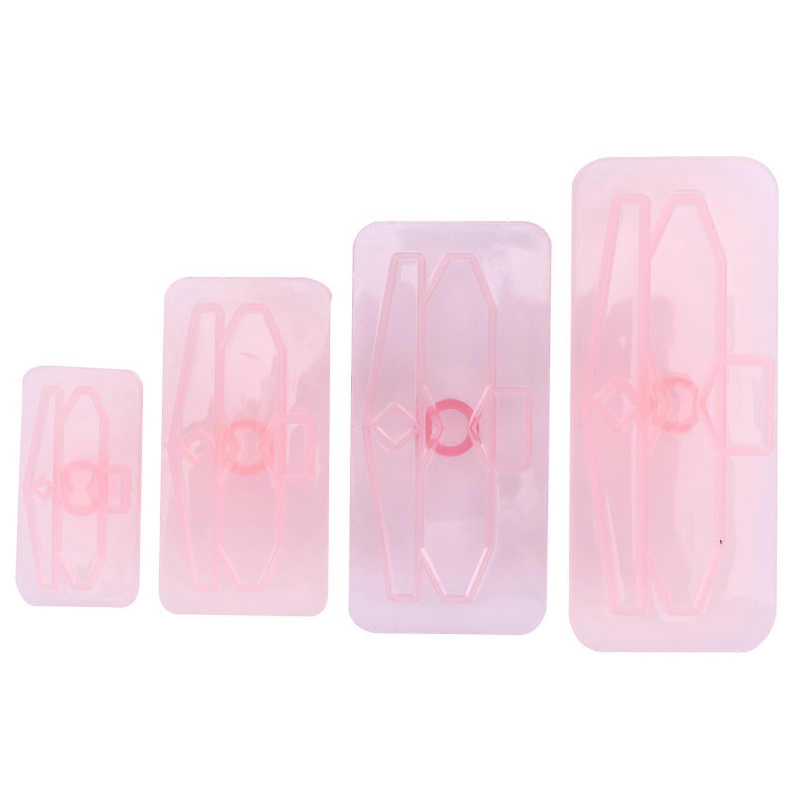 4Pcs/Set Bowknot-Shaped Baking Mold for Cookies, Fondant Cake and Dessert Decoration