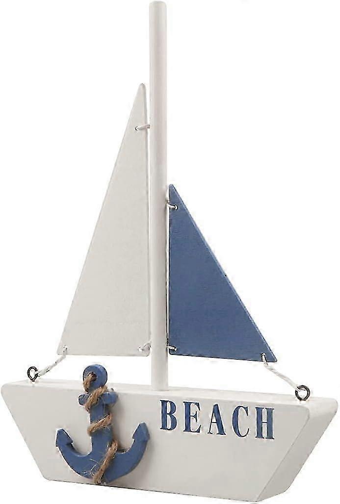 Wooden Sailboat Decoration (S)