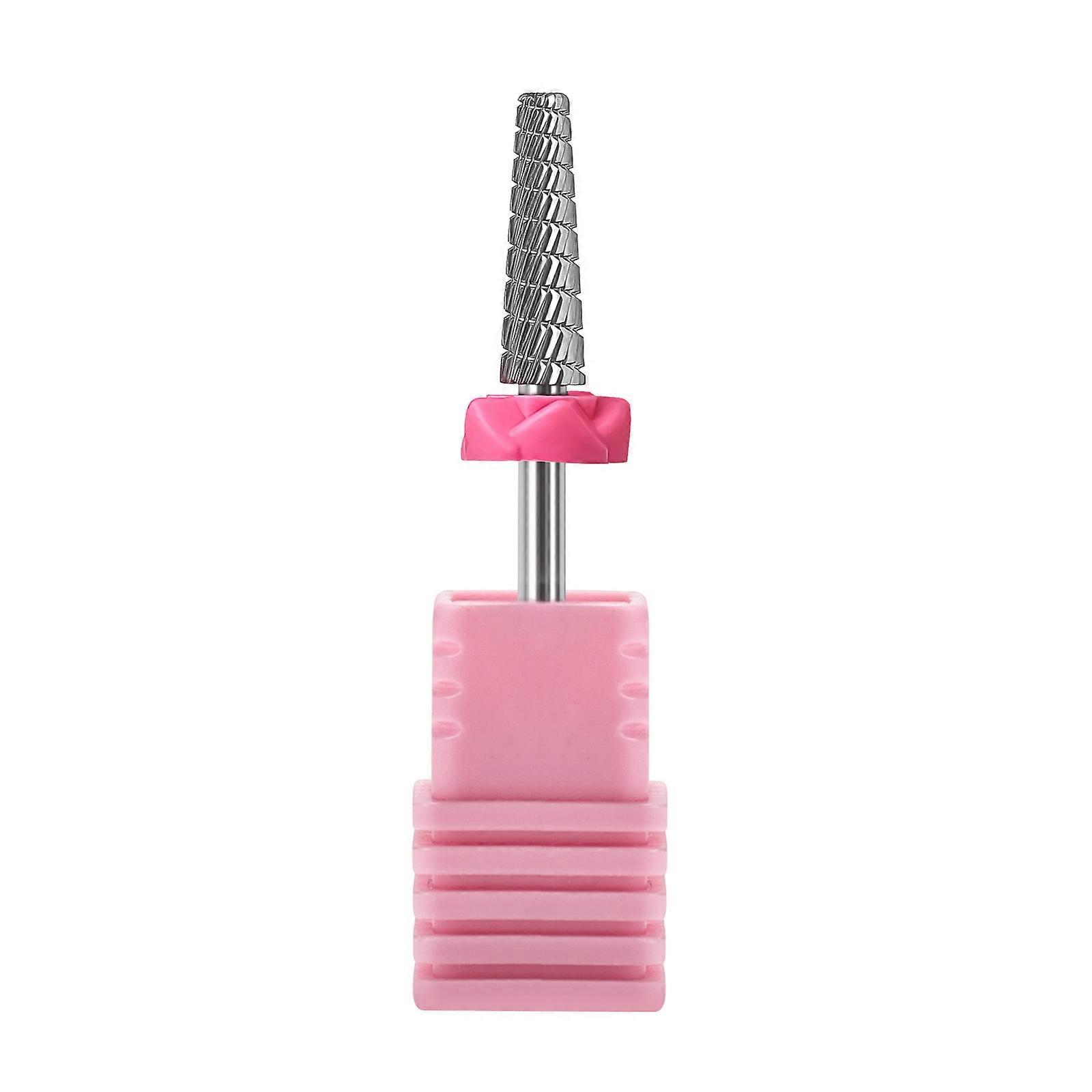 5 en 1 forets à ongles Forets à ongles en acier au tungstène Mèches Nail Art Bits Fraise Outil Nail Art pour manucure pédicure