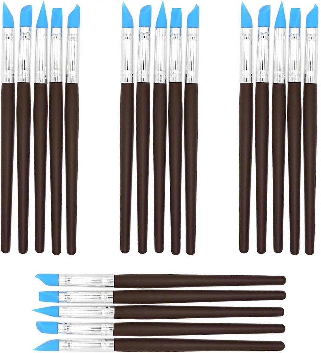 20Pcs Polymer Clay Tools Modeling Clay Sculpting Tools Kits for Pottery Sculpture Wooden Dotting Tools