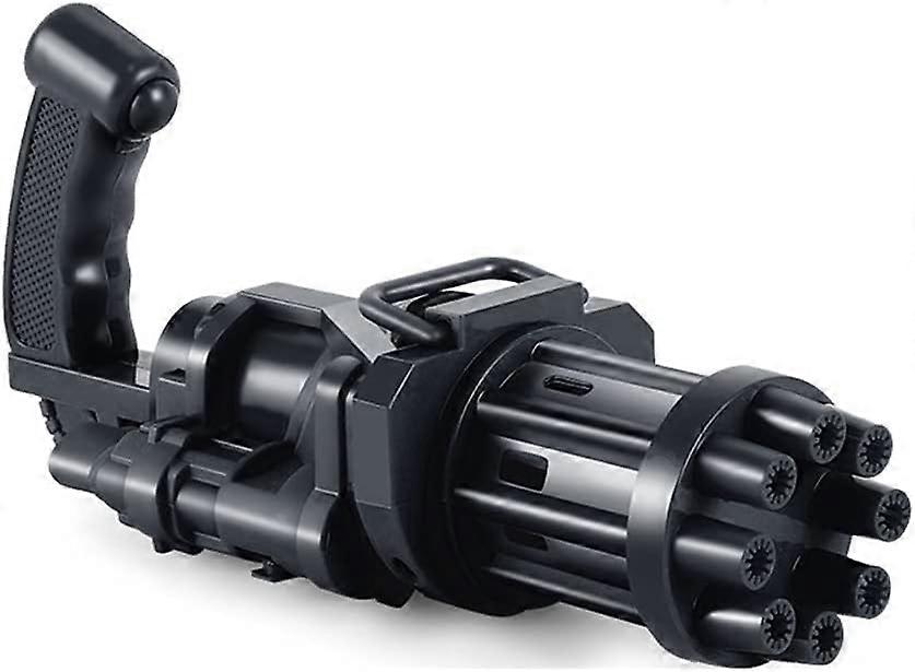 Portable Bubble Gun, Gatling Style Toy With Rechargeable Feature For Rich Bubbles, Leakage-Proof Design Ensures Safe And Mess-Free Play