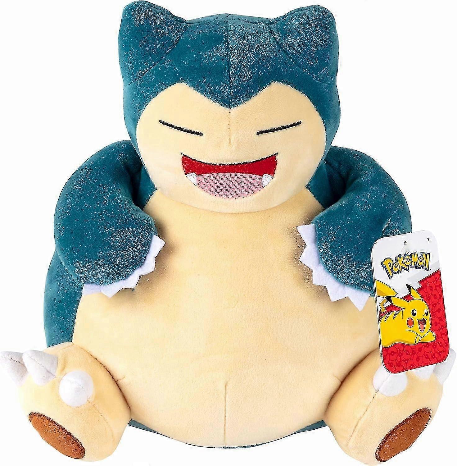 12" Large Snorlax Plush - Officially Licensed - Generation One - Quality & Soft Stuffed Animal Toy - Add Snorlax To Your Collection!